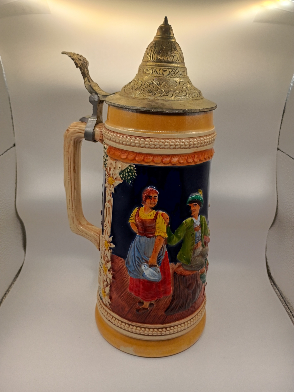 Vintage-gerz Large Lidded Bear Stein